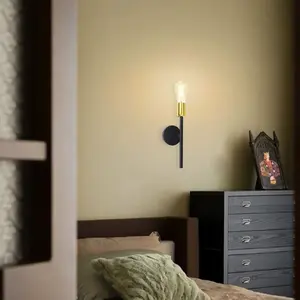 Modern Minimalist Wall Lamp, Industrial Style E27 Socket, &, Suitable for Restaurant, Bar, Living Room, Corridor
