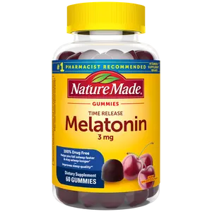 Melatonin Time Release 3 mg Gummies Natural Wellness Boost Natural Supplements