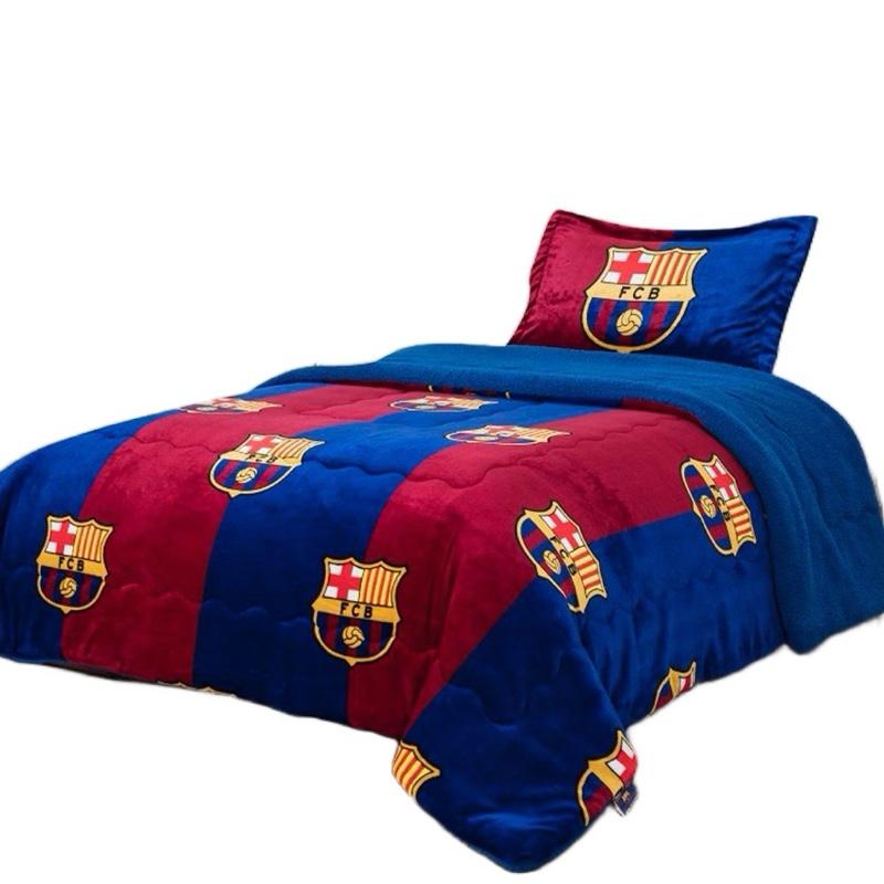 Barce  Size Sherpa Blanket with 2 pillow cases
