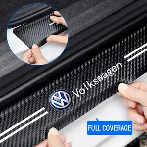 Volkswagen Car Door Edge Protector Sticker, Adhesive Backing, Anti-Scratch & Scratch Resistant Design, Durable Protection for Vehicle Doors