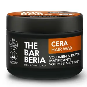 The Barberia Volume & Matte Paste Hair Wax, 2.4 fl oz Hair, beard & mustache