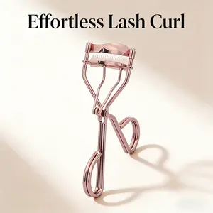 Rose Gold Eyelash Curler with Built-In Comb | Professional Lash Curler for All Eye Shapes, No Pinch, Long-Lasting Curl for Natural & Dramatic Lash Looks
