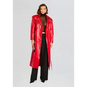 Knightley Leather Trench Coat