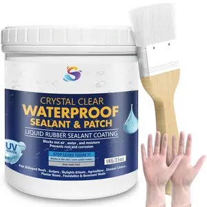 Invisible  Sealant Transparent Coating 16oz Leak Repair Clear Coating,  Agent for Indoor, Outdoor Walls, Bathroom, Kitchen, Garden Leak Liquid Sealant