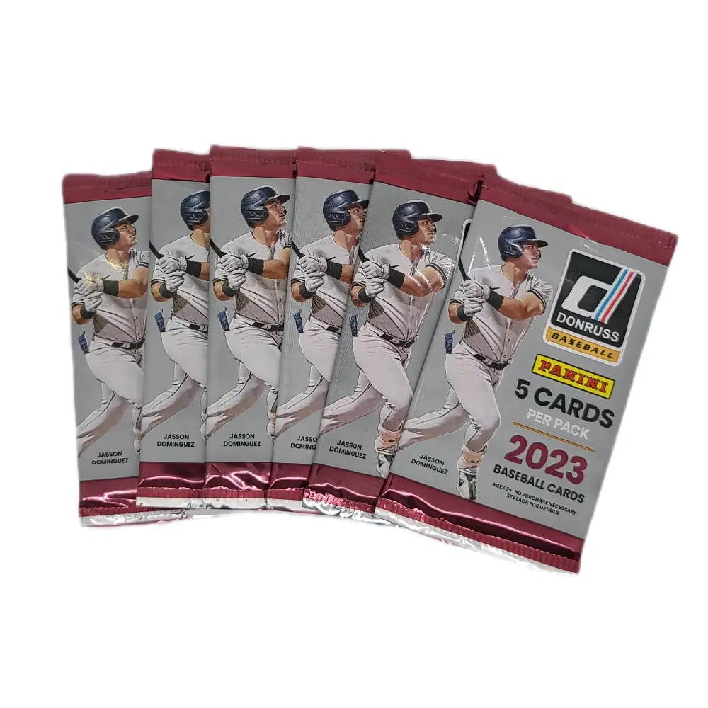 2023 Panini Donruss Baseball Sports Trading Cards Gravity Packs - 6 Count, 5 Cards Per Pack, 2023 Season Collection