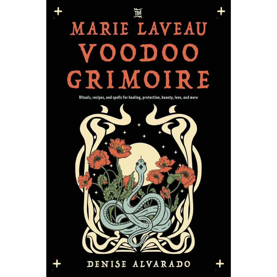 The Marie Laveau Voodoo Grimoire Paperback Book - 240-Page, 10.4-oz Trade Paperback, Healing & Protection Focuses, Enhance Spell-Crafting, Improves Skills, For Daily Life Challenges - Feb 5, 2024