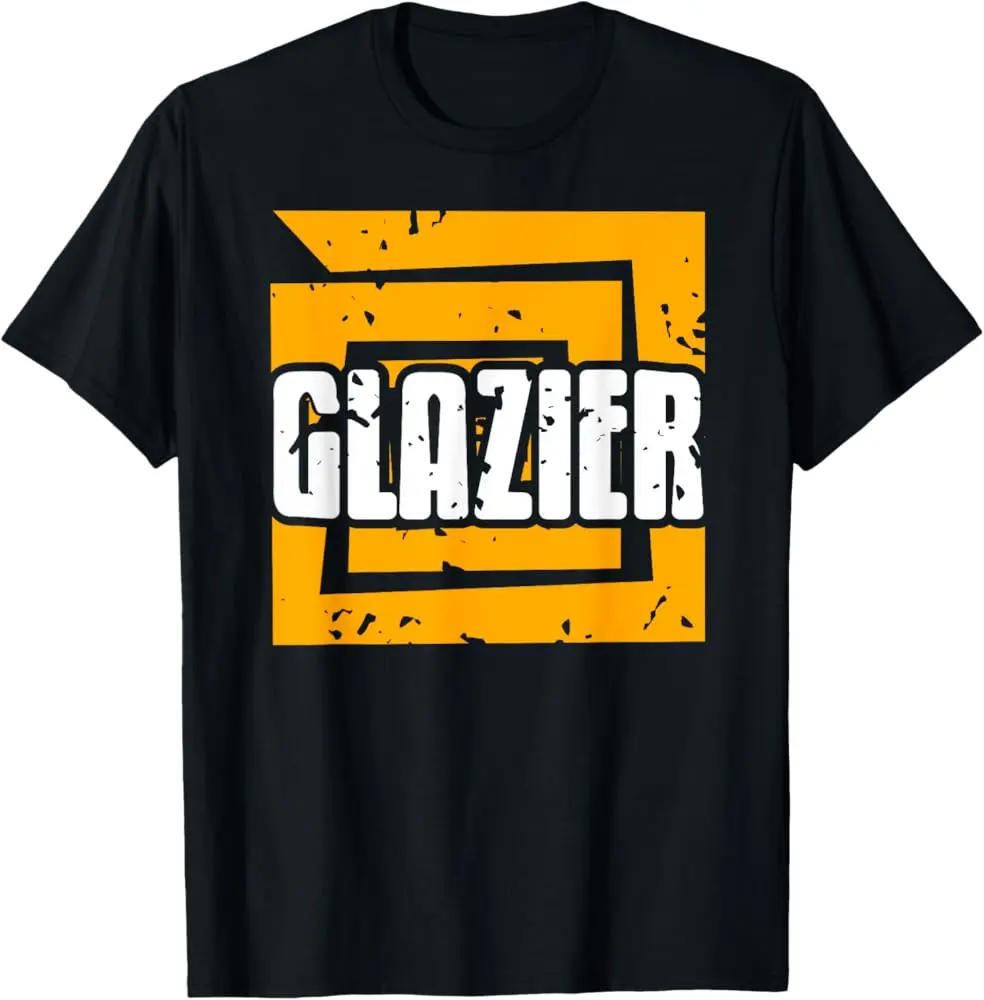 Bold Glazier Job Pride Graphic Humor T-Shirt