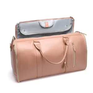 winter fashion Suit Travel Bag-High Capacity Folding Suit Bag Travel,Convertible Carry on Garment Bags for Travel for Women, Water Resistant Travel Bags with Shoe Pouch, Hanging Suitcase Suit Weekender Bag weekenderduffel cute duffle bags pattern luggage