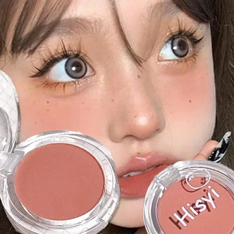 Monochrome Blush Palette Rose Orange Soft Blusher Powder Natural Cheek Color Face Makeup Matte Girl Rouge Contour Shadow Palette