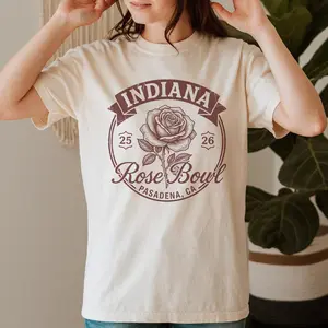 [Sale Up To 60%] Stylish Tom Indiana Rose Bowl Sweatshirt, Pasadena CA Football Shirt, Retro College Game Day T-Shirt, Hoosiers Football Fan Gift