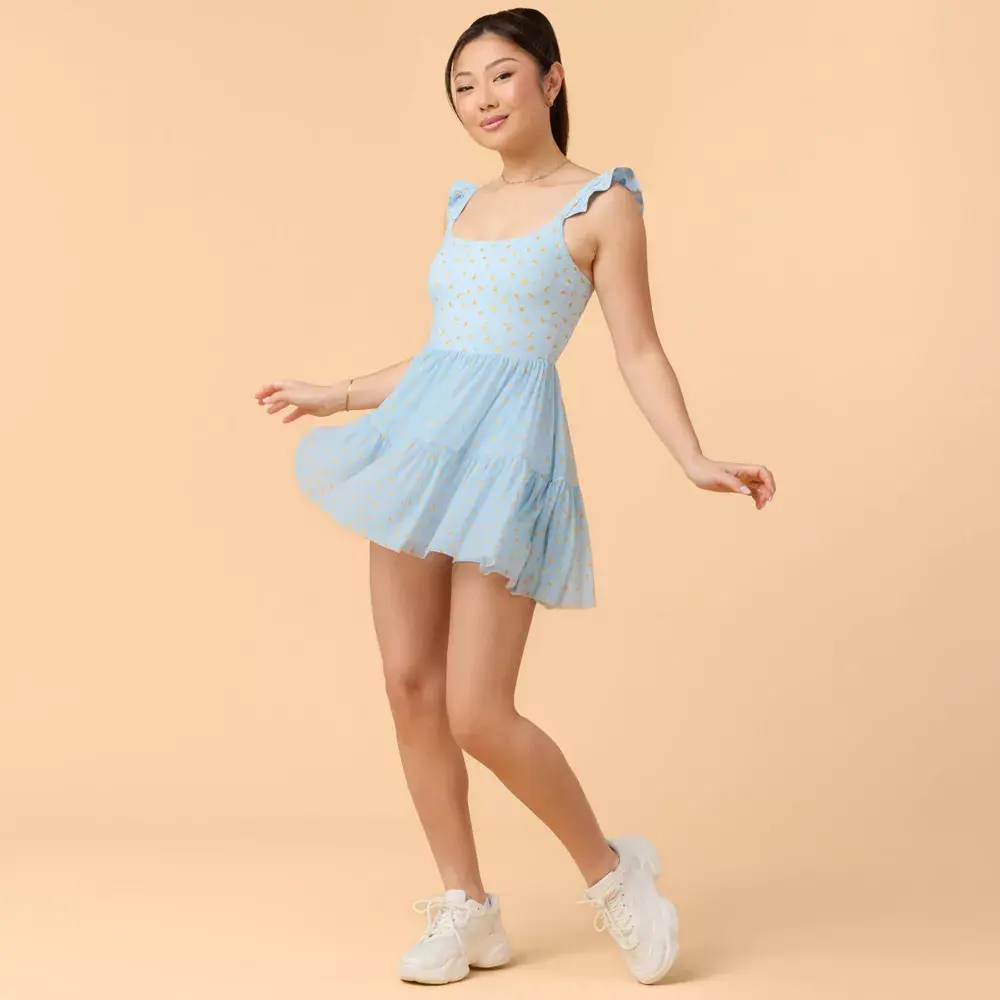 Blogilates Women's Mommy & Me Ballerina Ruffle Dress Blogilates Women's Mommy & Me Ballerina Ruffle Dress