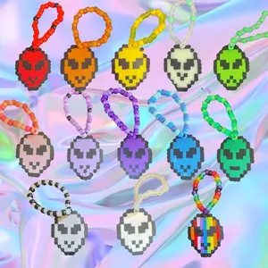 Little Space Alien Perler Kandi Bracelets