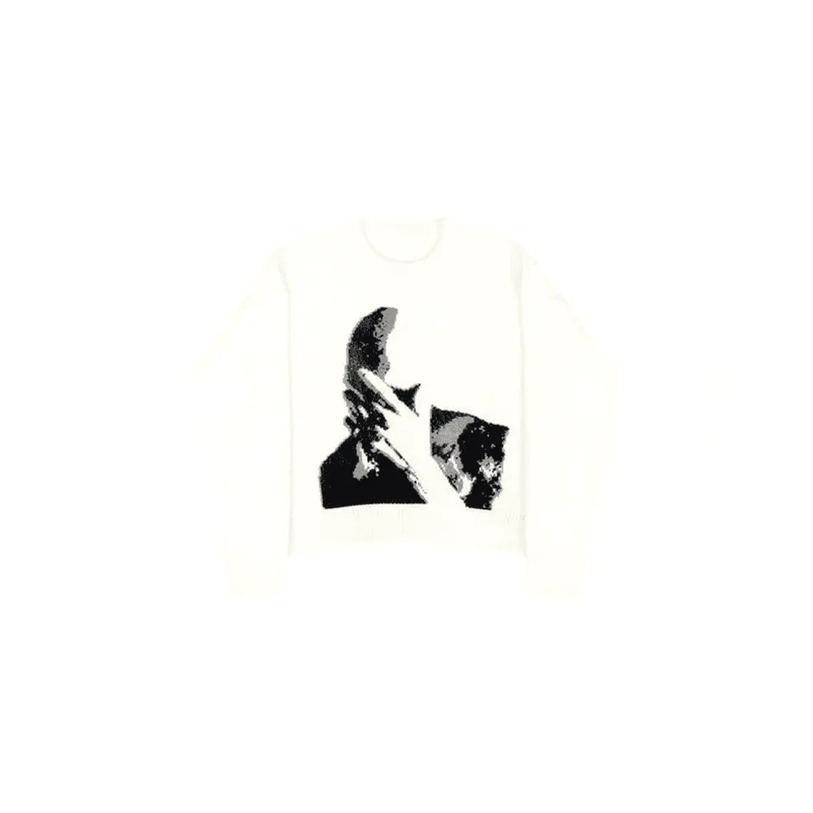 Womens Figure Print Round Neck Sweater Casual Long Sleeve Jumper Backtunisex Cotton Shirts Breathable Cotton Sweaters Breathable Sweaters