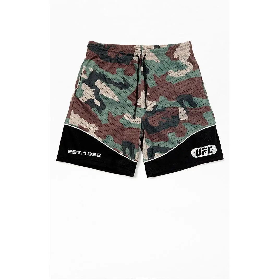 UFC Men's Camo Panel Mesh Shorts