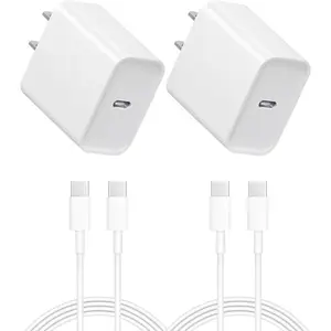 i Phone 17 16 15 Charger Fast USB C Charger,Type-C Charging Block with 6ft Cable, Wall Charging Adapter,Suitable for iPhone 17/17 Air/17 Pro/17 Pro Max/iPhone 16/16 Plus//16 Pro Max/15/15 Pro (White)