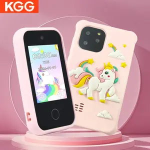 KGG Mini Student Phone, Funny Learning Education Tool, Music Puzzle Game Player with Alarm Clock Calculator Flashlight Toy Phone