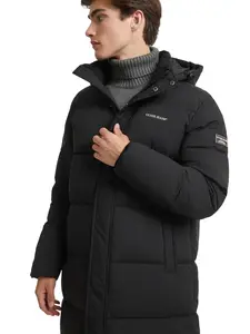 GUESS Jeans Male Mid-Length Puffer Jacket