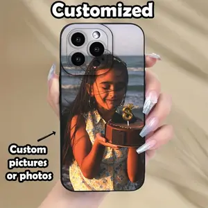 Custom Photo Phone Case – Please Send Image After Purchase.Phone Case - Personalized Phone Case with Custom Images for Apple 16 Pro Max/15 Plus/14/13/12/11/X, Featuring Full Back Print, Camera Protection, Drop Resistance, Easy Removal, Precise Cutouts