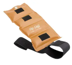 Fabrication Enterprises 10-0207 The Original Cuff Ankle And Wrist Weight - Gold- 3 Lbs.