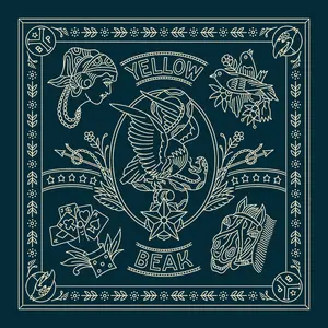 Yellow Beak Press Blue Bandana