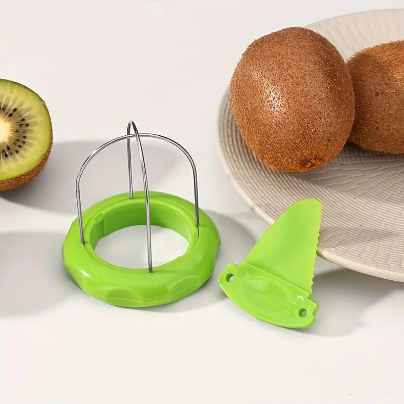 Kiwi Cutter, Kiwi Slicer, Fruit Peeler, Skin Separator, Kitchen Gadget