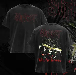 Slipknot Rock T-Shirt & Hoodie Fans Gift Men Women Round Neck Cotton Casual Tee OEKO-TEX Certified Ethical Sustainable Production, Fabric, Long Sleeve