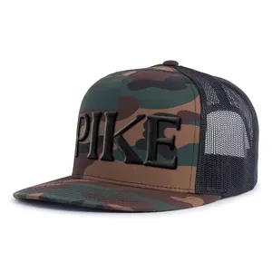 PI KAPPA ALPHA 5-Panel Flat Camo Hat Green