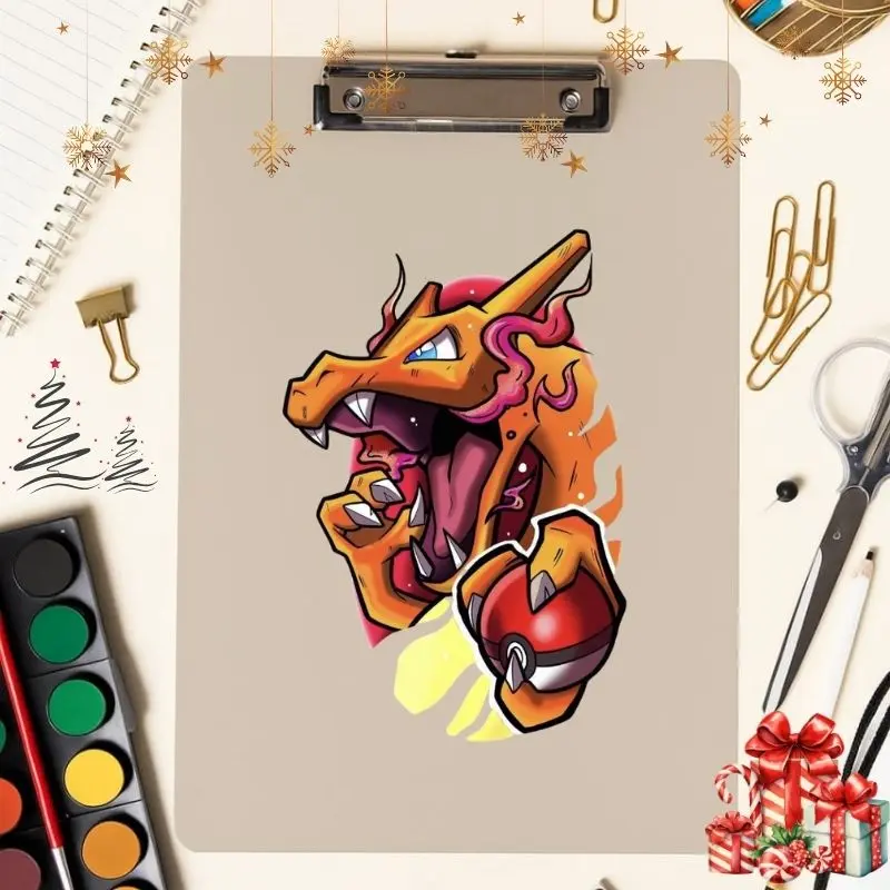 Charizard Sticker | Vinyl waterproof sticker | Gift for Game lovers
