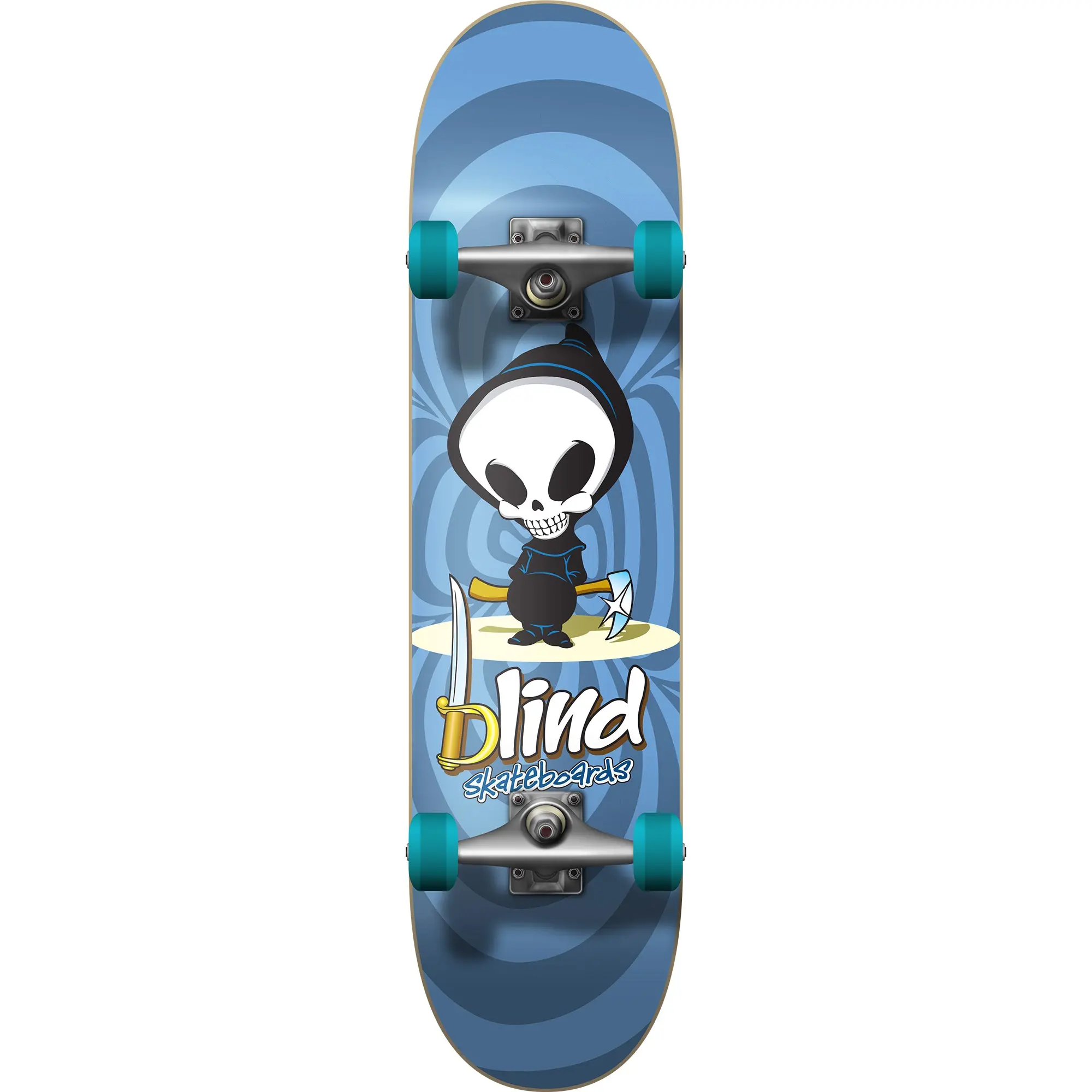 Blind Skateboard Complete Classic Saber Soft Top Blue 7.25" x 29.2"