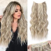 24 Inch Ash Brown mix Platinum Blonde