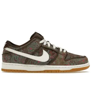 Nike Men's SB Dunk Low Pro Paisley Brown Skateboarding Shoes, from StockX