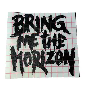 Bring Me The Horizon Metal Band Symbol Vinyl Window Decal Heavy Metal Metalcore Screamo Handmade in USA Easy Install Long Lasting Water & UV Resistant