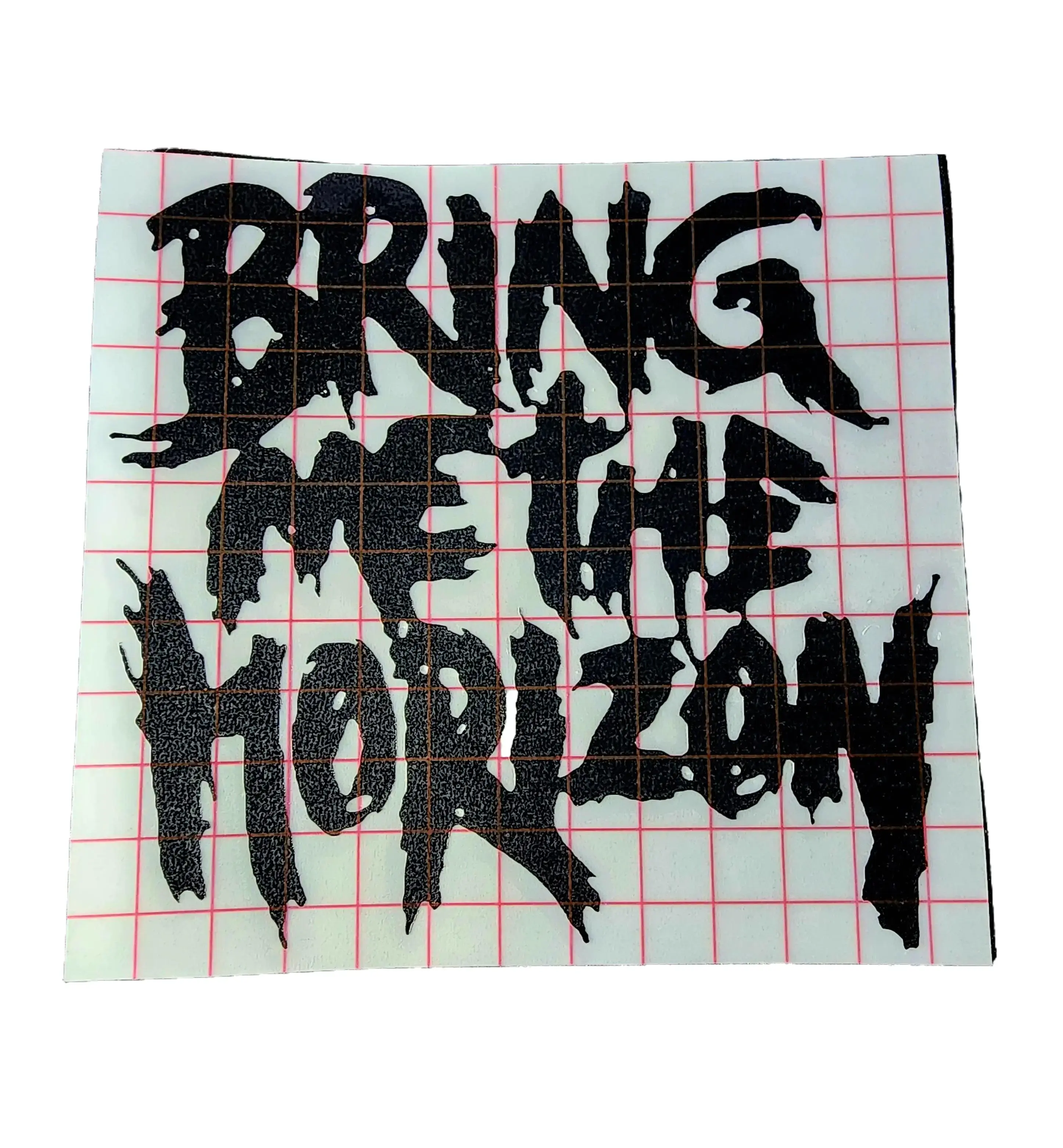 Bring Me The Horizon Metal Band Symbol Vinyl Window Decal Heavy Metal Metalcore Screamo Handmade in USA Easy Install Long Lasting Water & UV Resistant
