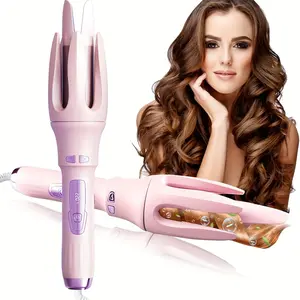 Automatic Curler Rotates 1.2 Inches (about 3.2cm). Automatic Curler with 4 Temperatures, Essential Oil Coating, Anti-scalding. Hair Care And Moisturizing Curling Technology Of Curling Iron. Rapid (purple 32mm).Includes Hairpins And A Comb