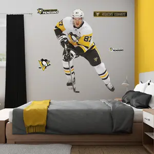 Sidney Crosby - RealBig Collection - Official NHL - Pittsburgh Penguins - Reusable Vinyl Wall Decals #3
