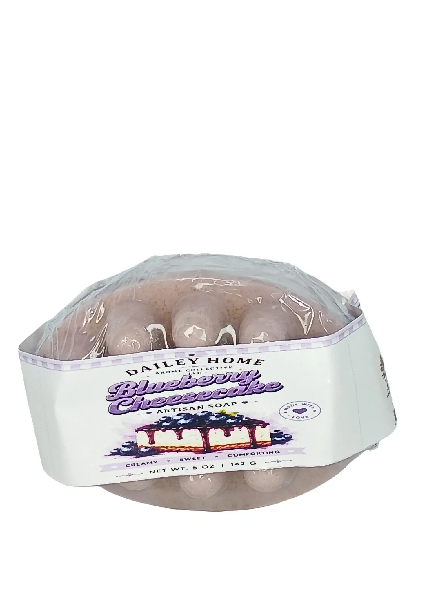 Blueberry Cheesecake Deluxe Artisan Scented Soap, Fragranced Beauty Products with Aroma for Body Care