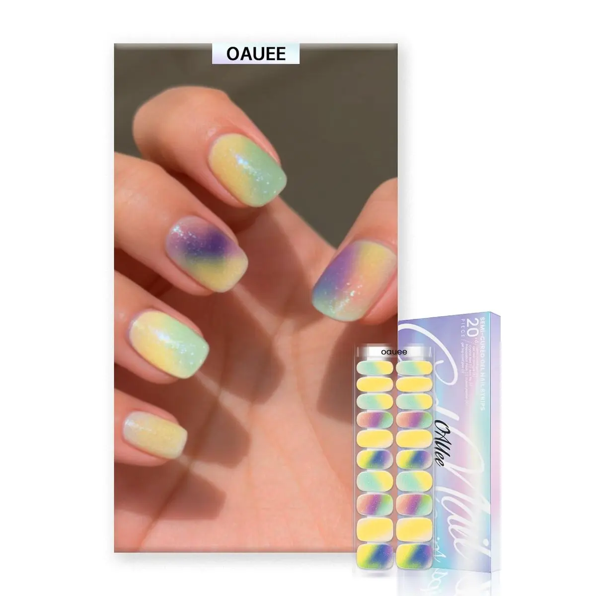 Glitter Gradient Nails