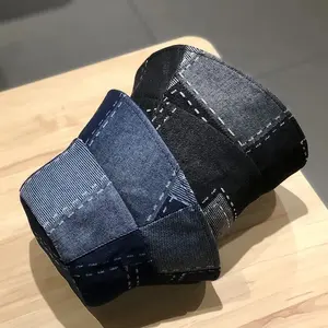 Lightweight, Stylish Black Bucket Hat with White Stitching - Versatile Summer Cap for Women, Men, and, Polyester Material, Hand Washable, Everyday Headwear |     Stylish Bucket Hat |     Lightweight Headgear