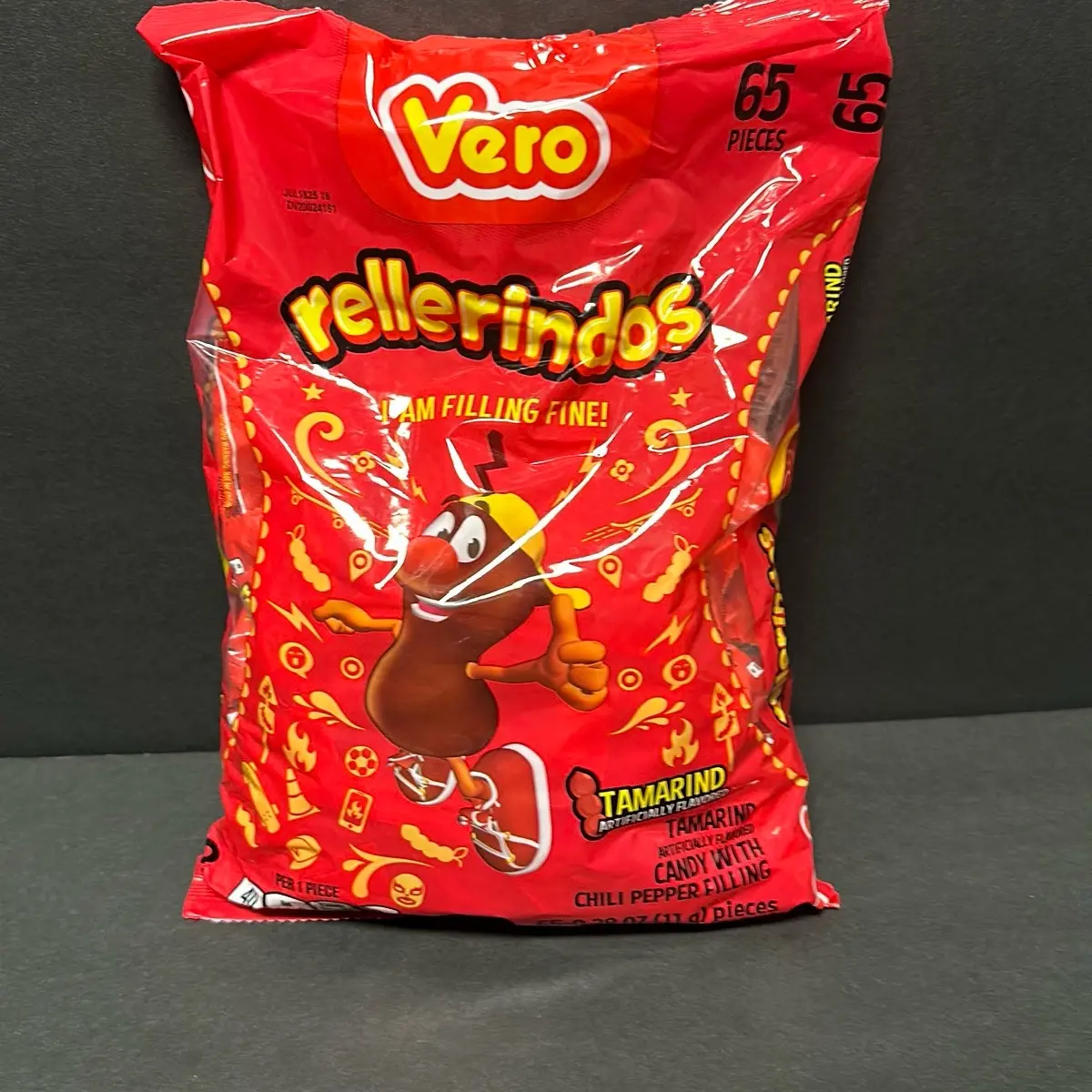 Vero Rellerindos Tamarind Flavored Candy (65 Pcs)
