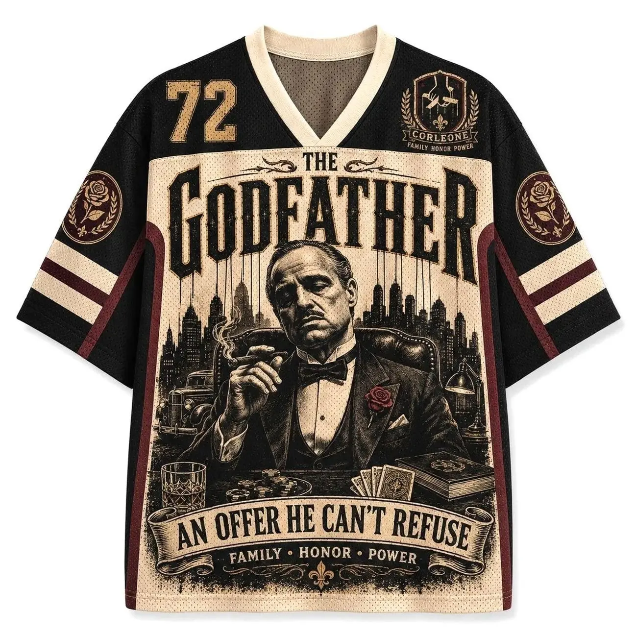 Family Business Mesh Jersey Shirt, Supernatural Inspired Graphic Jersey, Monster Hunter TV Fan Top, Retro Horror Unisex Jersey Gift IFP XMA