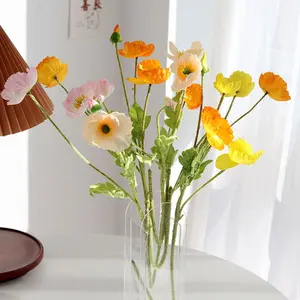 6pcs Artificial Peony Flowers Set, Artificial Bouquets, Silk Flower Decorations for Home & Wedding, Realistic Plant Design, Perfect for Photo Props