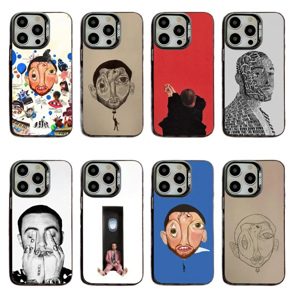 Rapper Mac Miller Painting Phone Cases For iPhone 17 Promax Pro Air 16 Plus  15 14 13 12 11 Drop Matte Shockproof Soft Protective Cover Protection Gift  For Fans - TikTok Shop