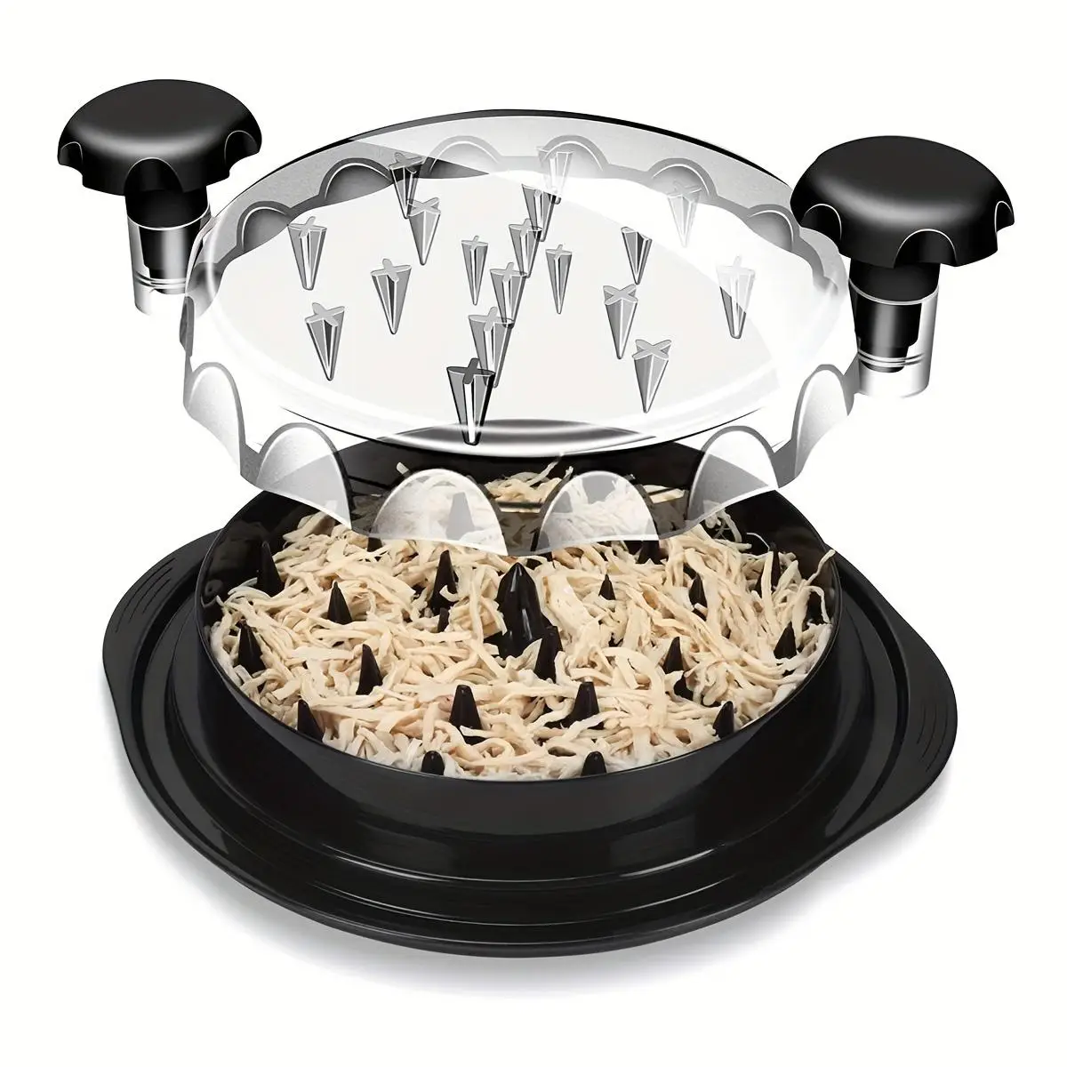 Clear Meat Chopper, Manual Food Chicken Breast Shredder Tool, Portable Meat Chopper for Daily Use, Kitchen Utensils, Household Kitchen Accessories