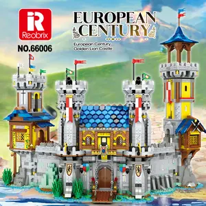 Reobrix Vintage Castle Building Set，Retro Design Building Toy Birthday for Kid Aged 6+.（2722PCS） brick