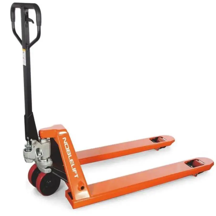 5500 lb Manual Pallet Jack, 27" x 48" Heavy-Duty Steel Warehouse Hand Truck