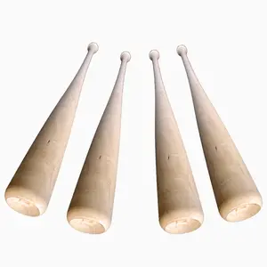 4-Pack Game Ready Wooden Blem Baseball Bats
