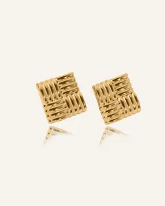 Asha Earrings | Gold