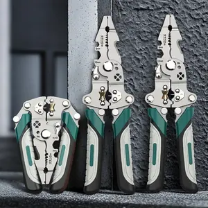 Multifunctional wire cutting and crimping pliers Foldable wire splitting skin stripping pliers Special pliers for electricians Wire stripping pliers Multi-Function Tool