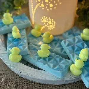 Sir QUACKS a LOT - Lemon Scented Soy Wax SNAP Bars 3 oz, Clean Fragrance, Vegan, Pet Friendly