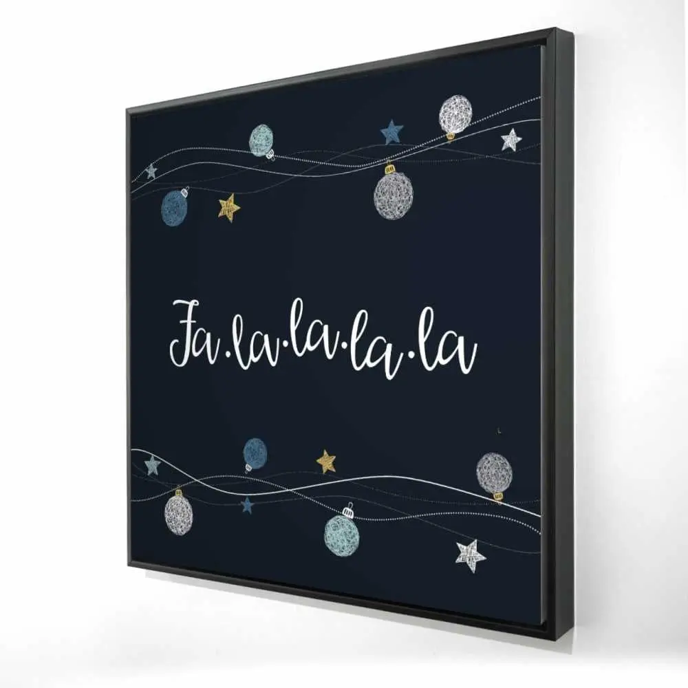 Begin Home Decor 2081-3636-HO4 36 x 36 in. Christmas Ball Vector - Pattern Illustrative Canvas Decor